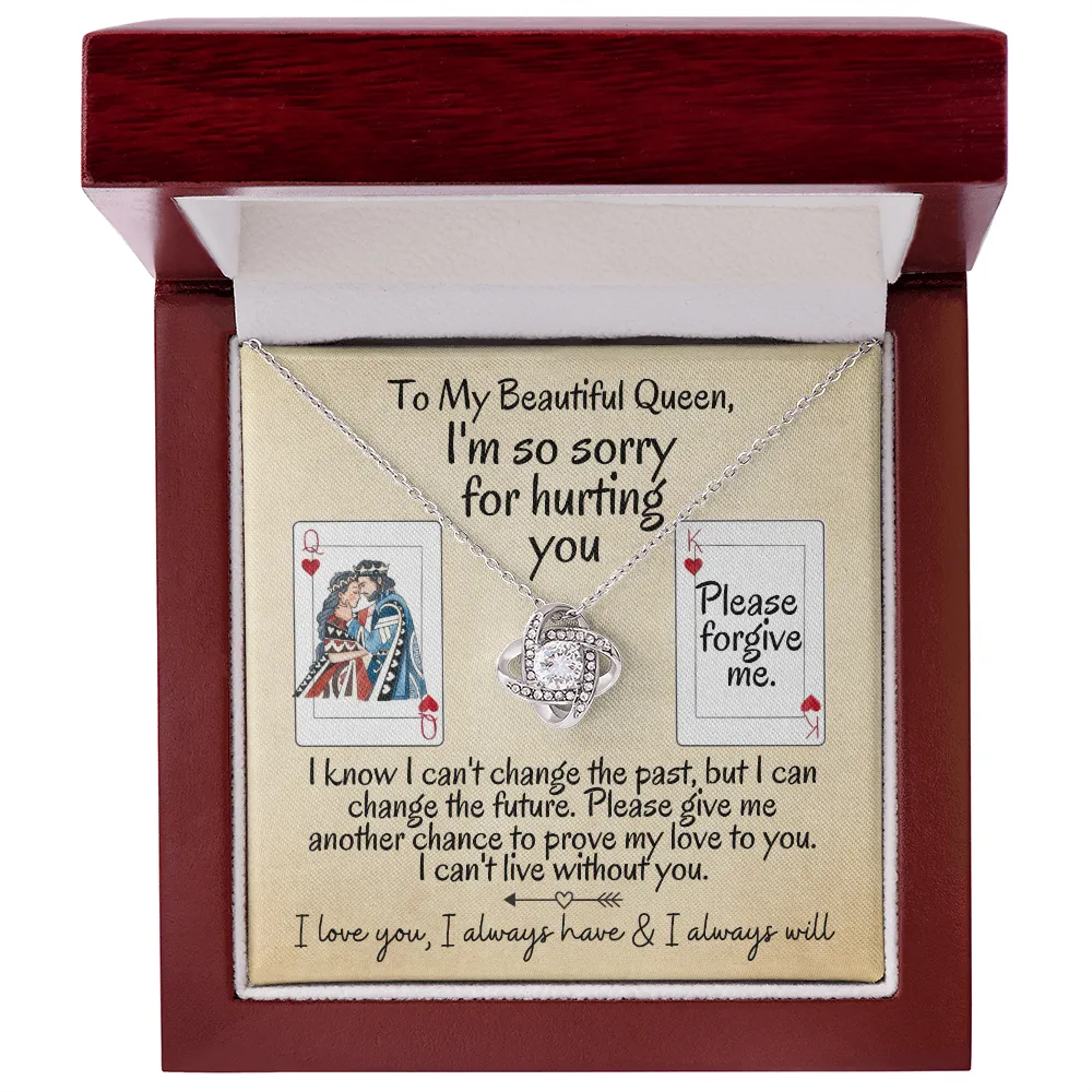 I'm So Sorry for Hurting You | Love Knot Necklace