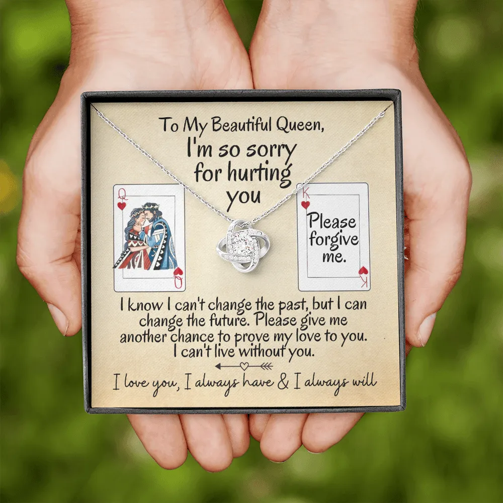 I'm So Sorry for Hurting You | Love Knot Necklace