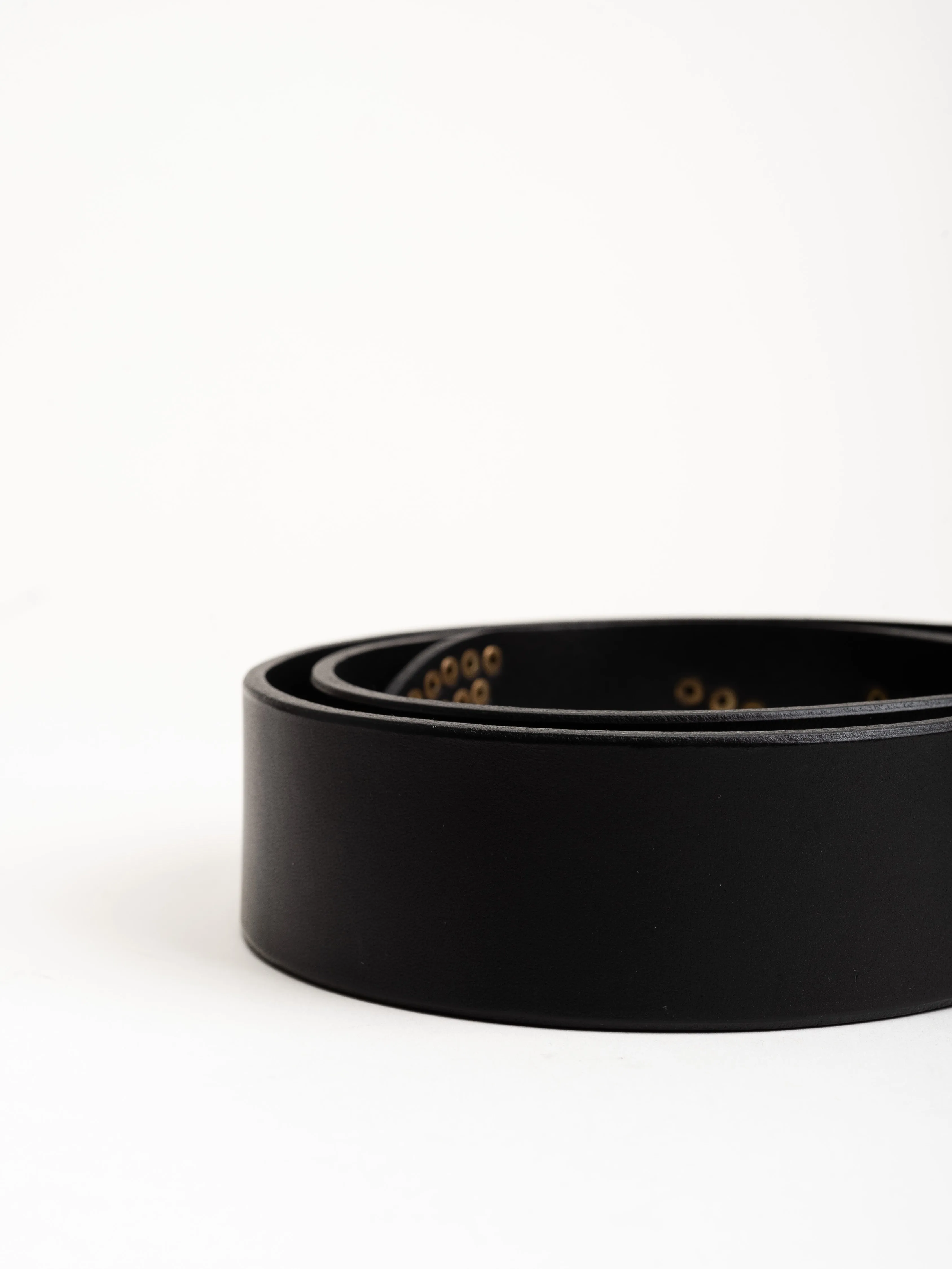 inn belt - black/brass