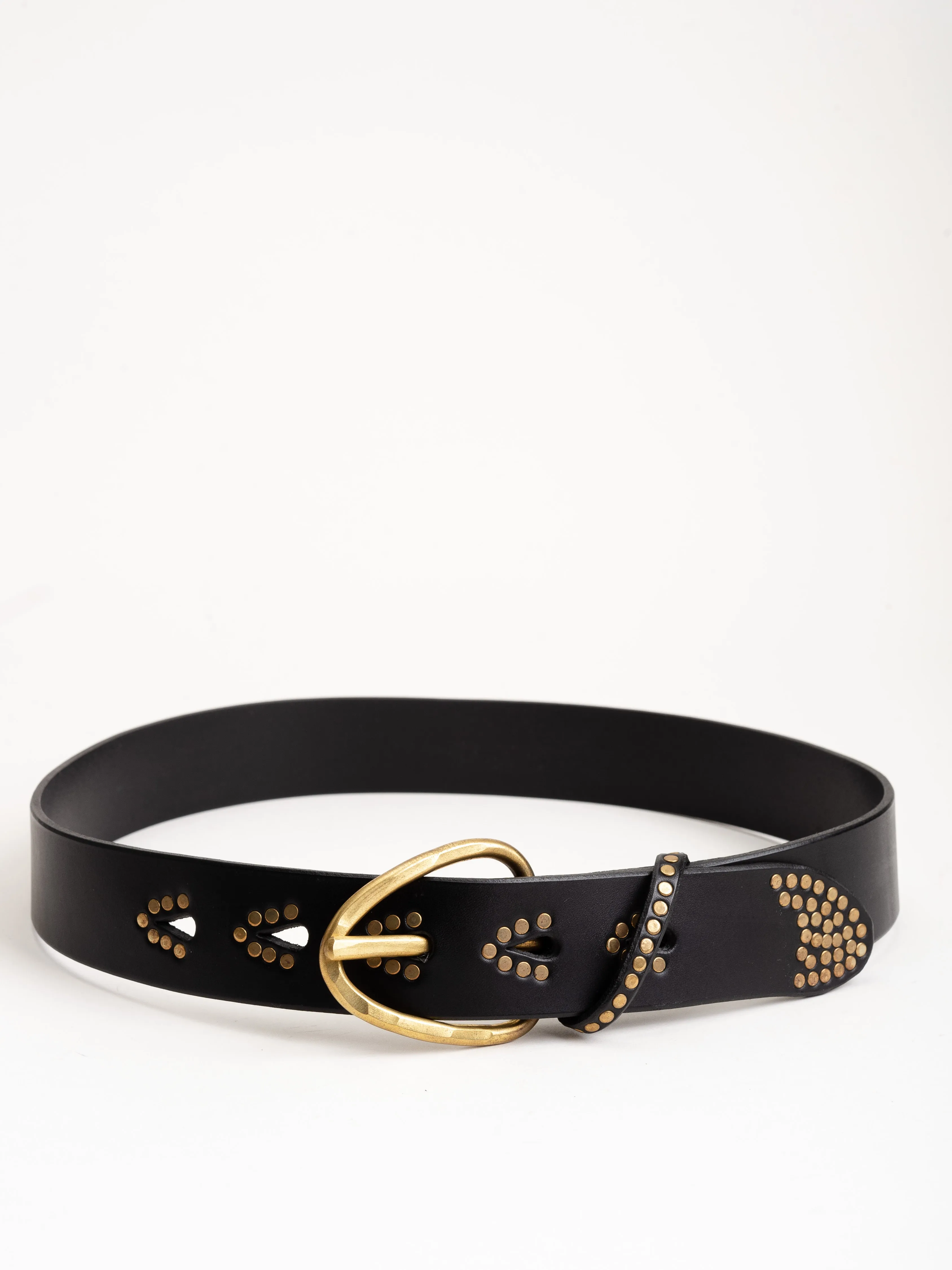 inn belt - black/brass