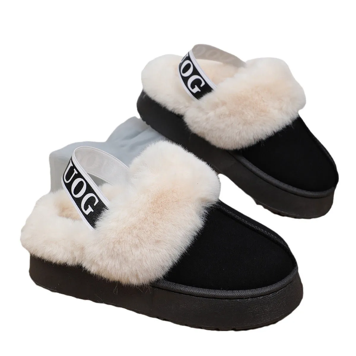 INSTOCK-2024 autumn and winter new fur boot