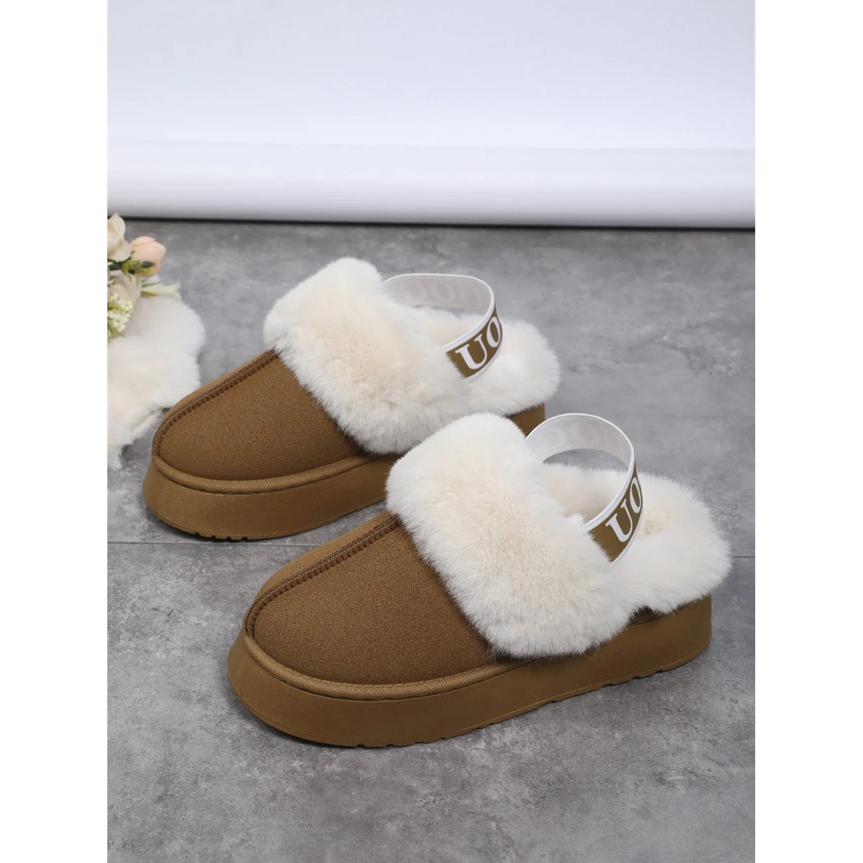 INSTOCK-2024 autumn and winter new fur boot