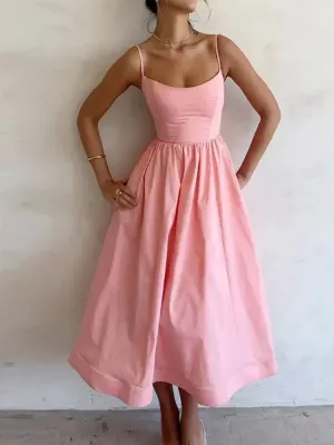 Irene - Elegant Midi Dress
