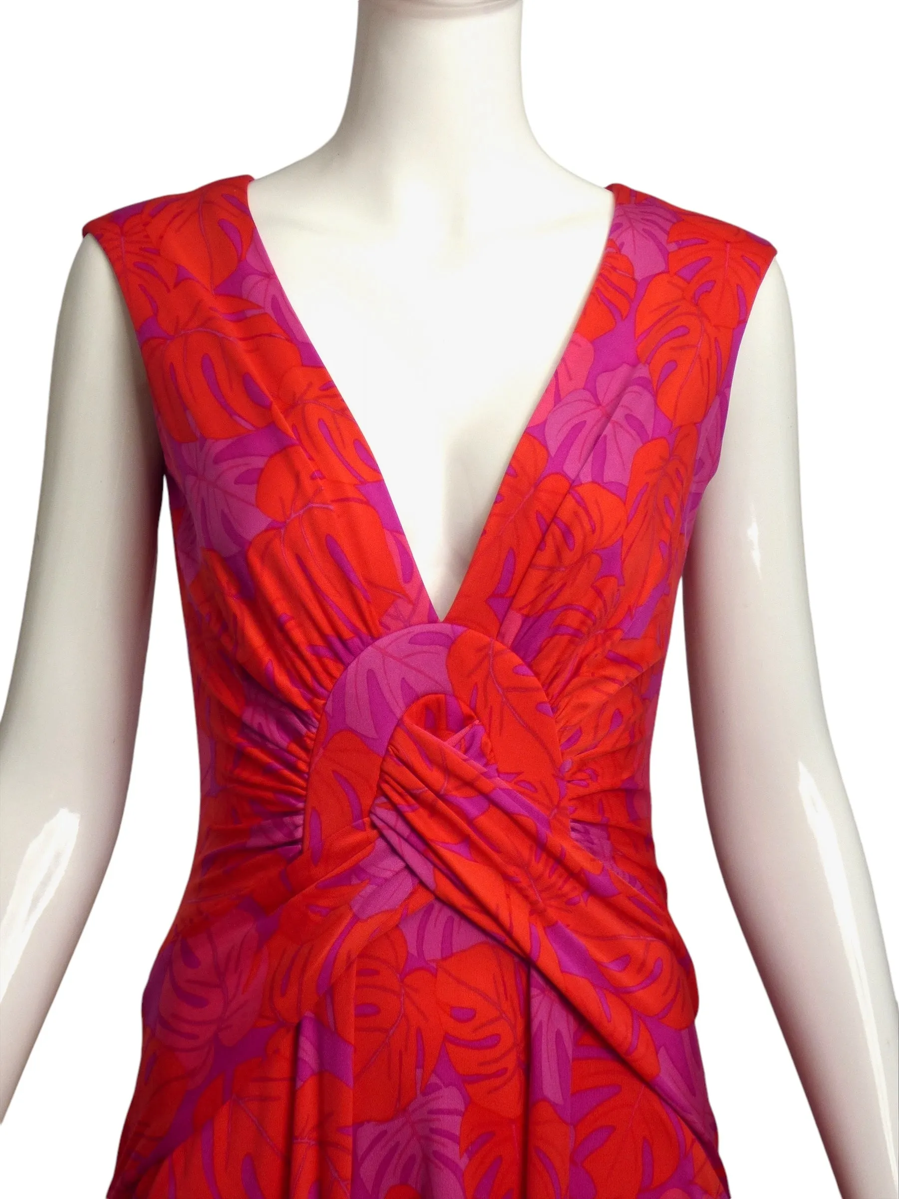 ISSA- NWT 2013 Multi Color Jersey Knit Gown, Size 4