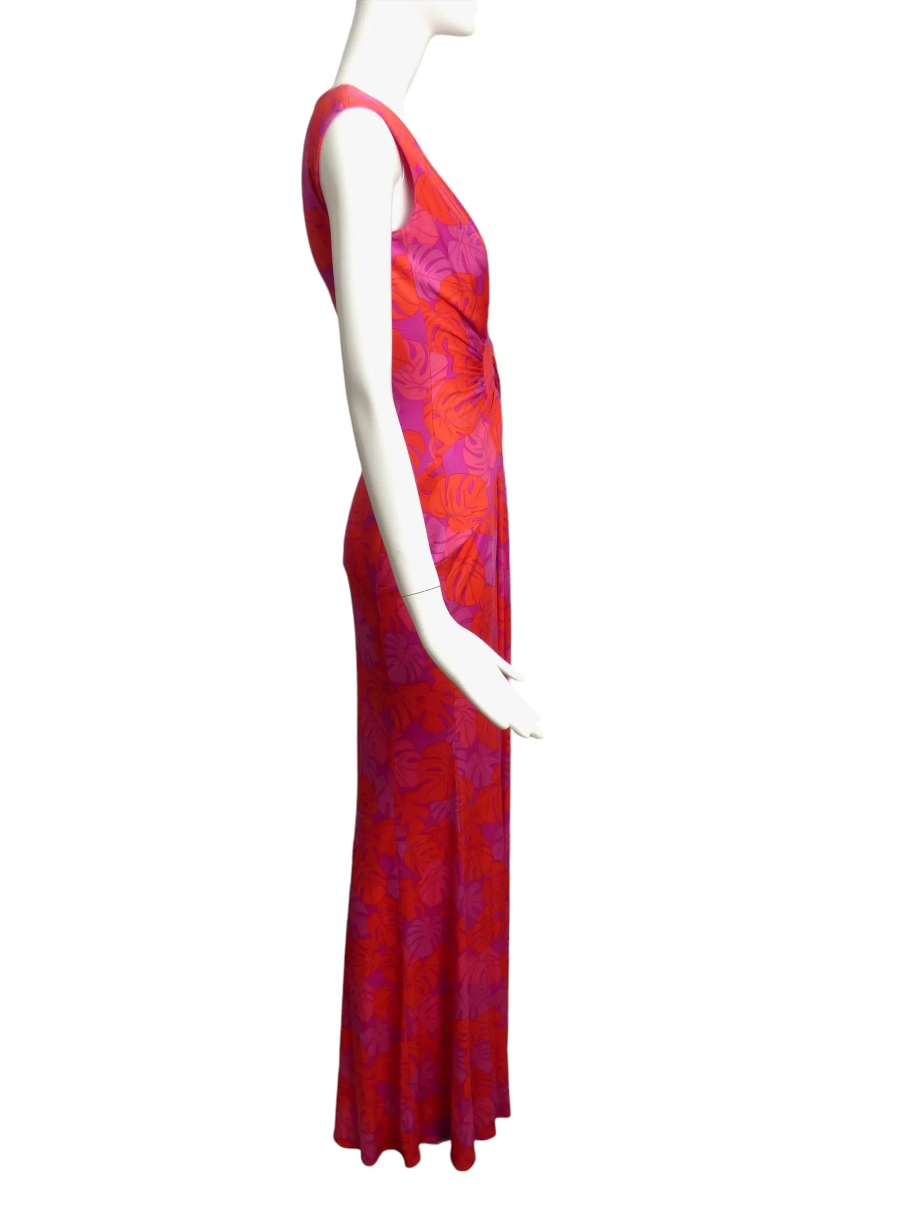 ISSA- NWT 2013 Multi Color Jersey Knit Gown, Size 4