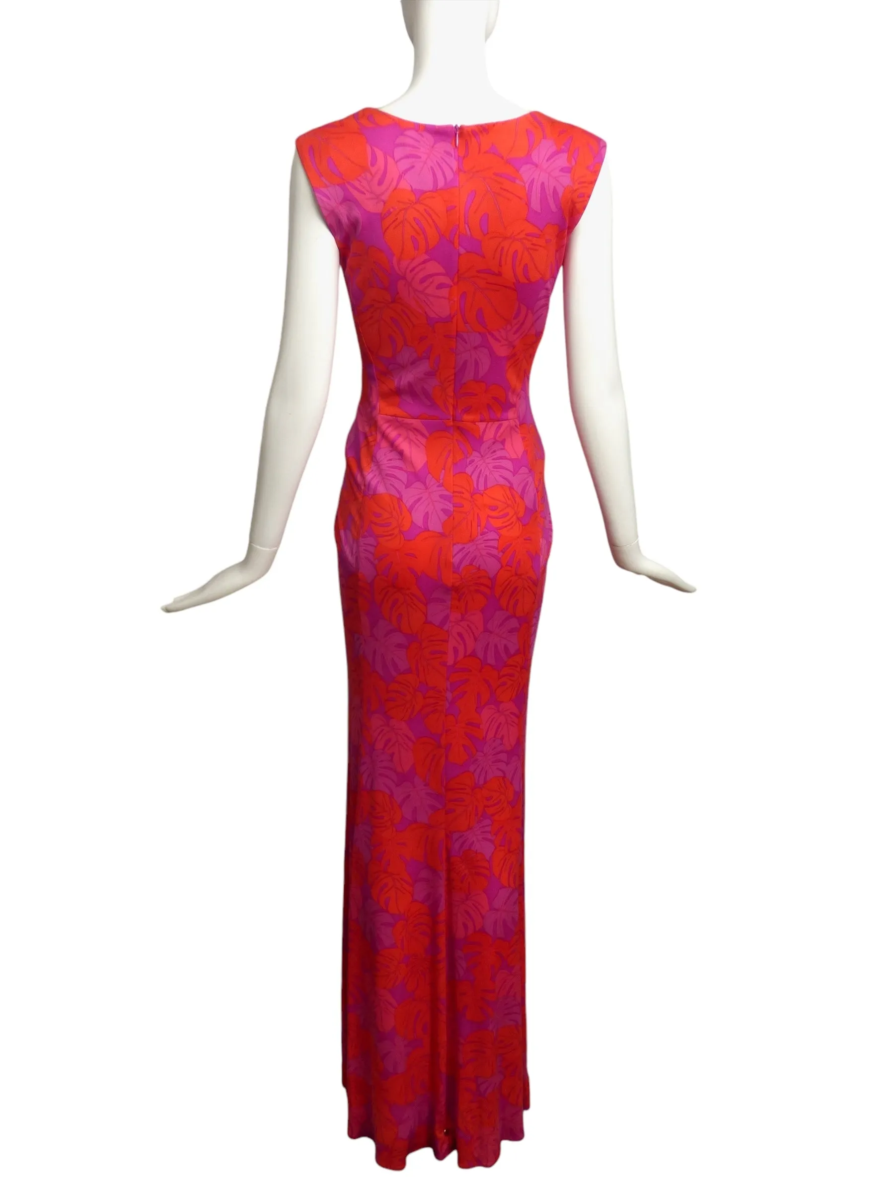 ISSA- NWT 2013 Multi Color Jersey Knit Gown, Size 4
