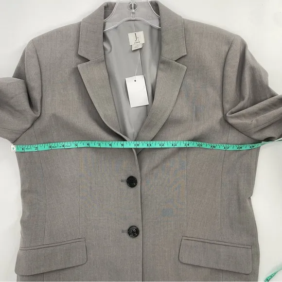 J.Crew Gray Lightweight Blazer Size 10