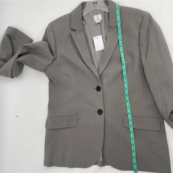 J.Crew Gray Lightweight Blazer Size 10