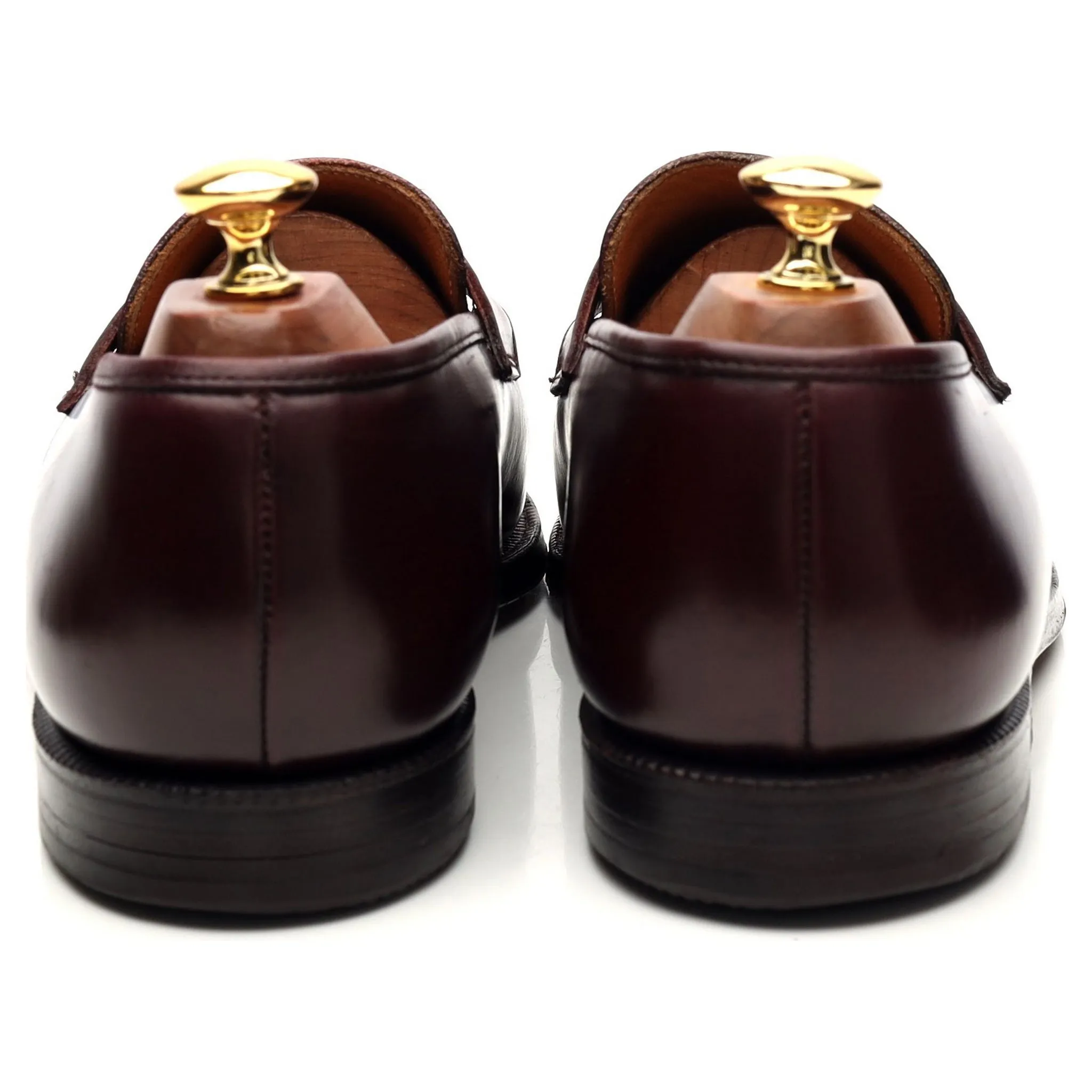 'Jim 2' Burgundy Leather Loafers UK 9.5 D