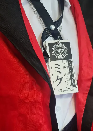 Kakegurui - Hyakkaou Private Academy - Yumeko Jabami Cosplay/ Halloween costume - Red and Blue