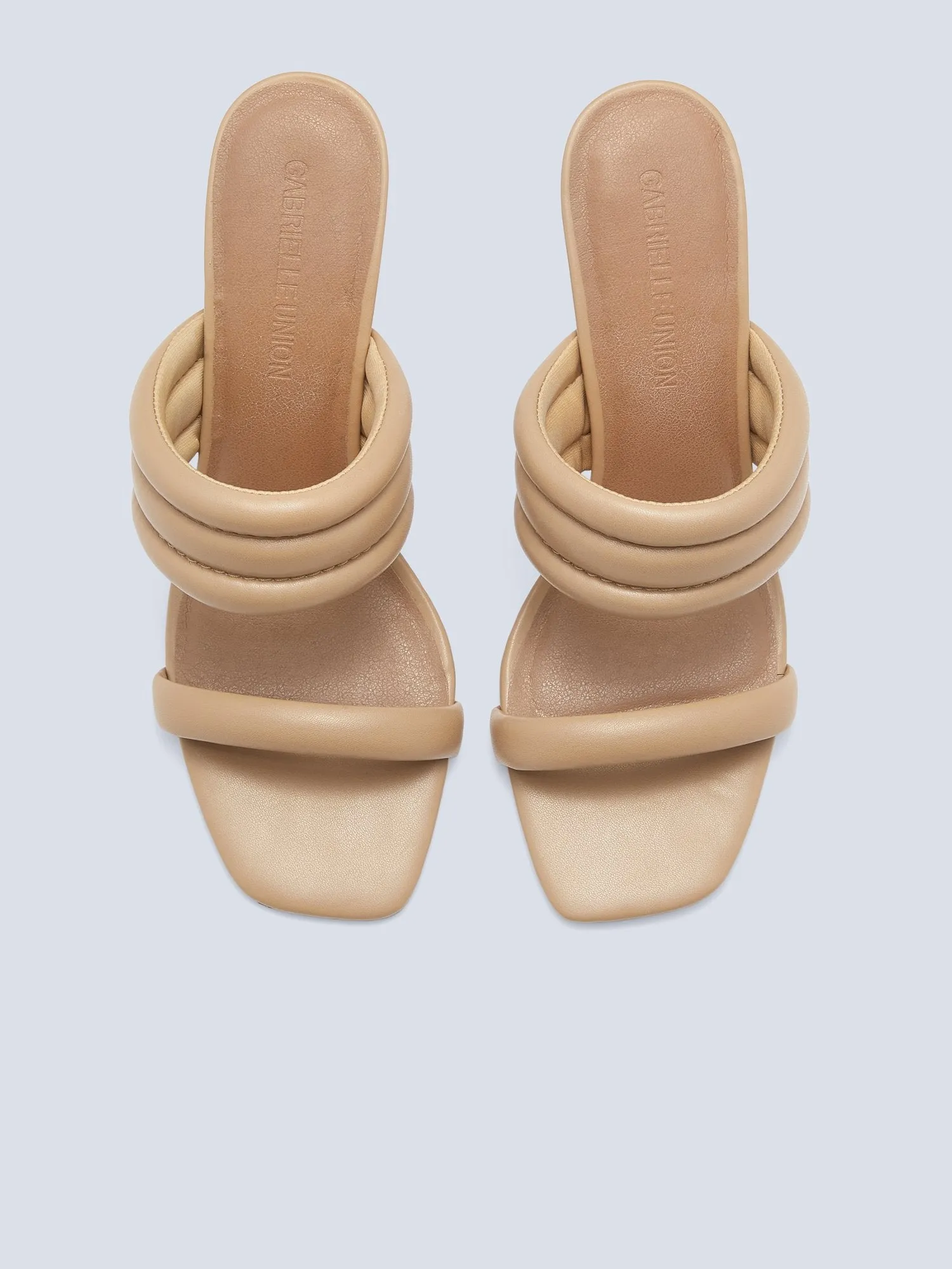 Kaya Faux-Leather Puffy Mule