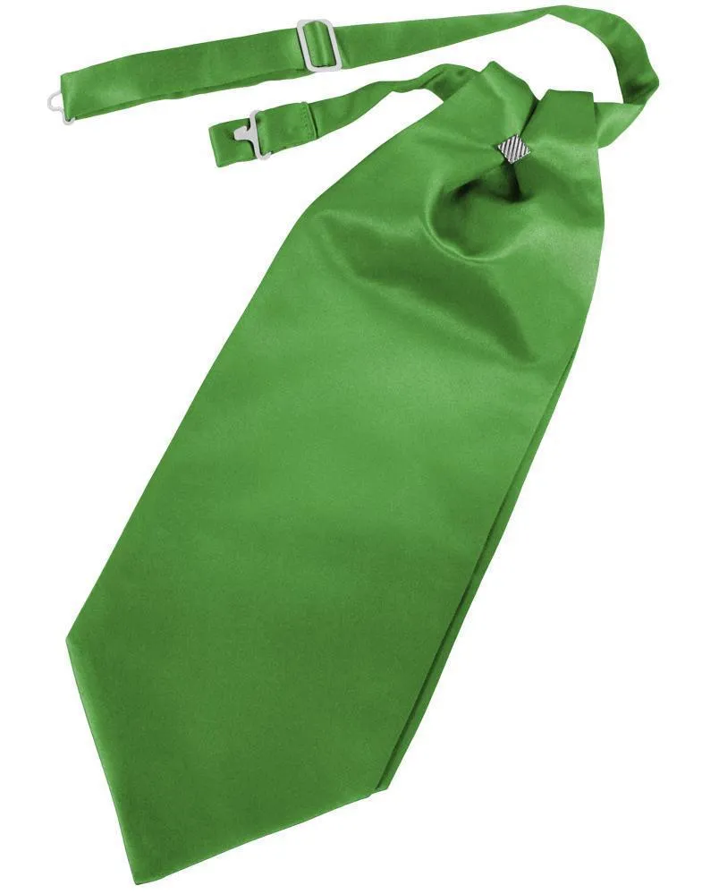Kelly Solid Satin Kids Cravat