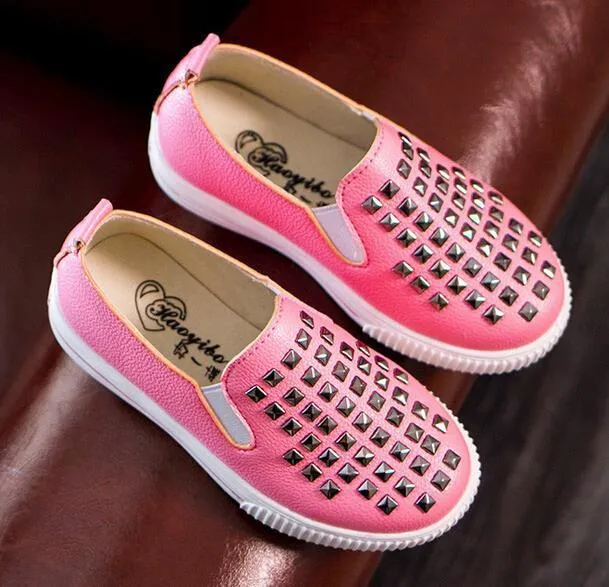 Kids Fashion Rivet Slip On's