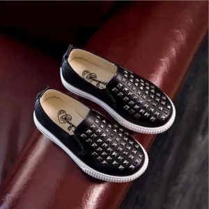 Kids Fashion Rivet Slip On's