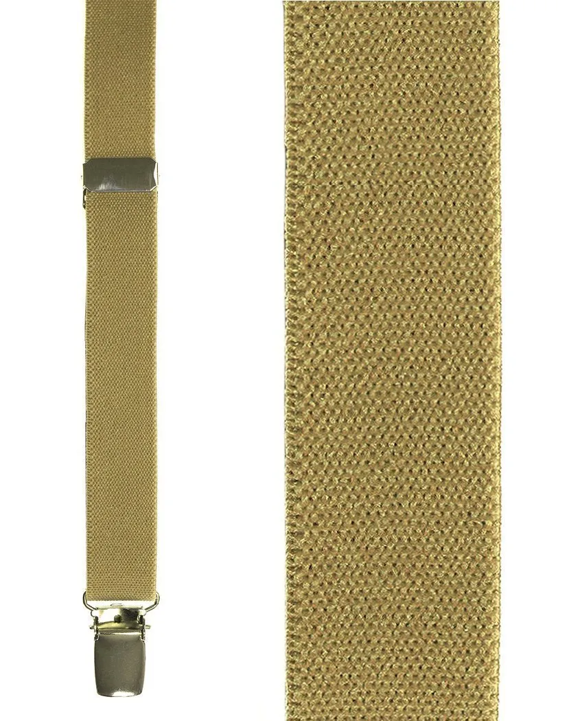 Kids Khaki Oxford Suspenders