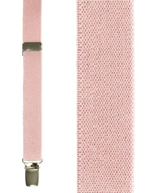 Kids Light Pink Oxford Suspenders