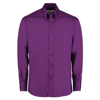 Kustom Kit Tailored Fit Premium Oxford Shirt Long Sleeve (KK188)