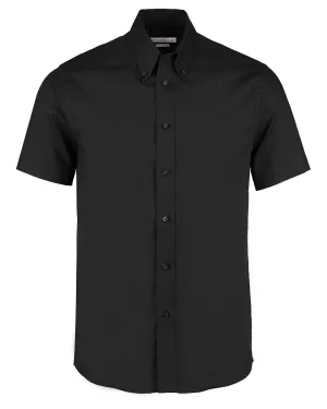 Kustom Kit Tailored Fit Premium Oxford Shirt Short Sleeve (KK187)