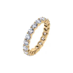 Lab Grown Diamond Round Eternity Band 14K