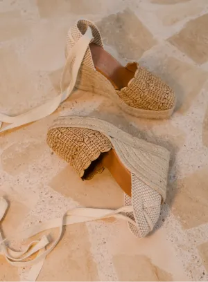 Le Mogador - Stilvi Wedge Sandal - Nude