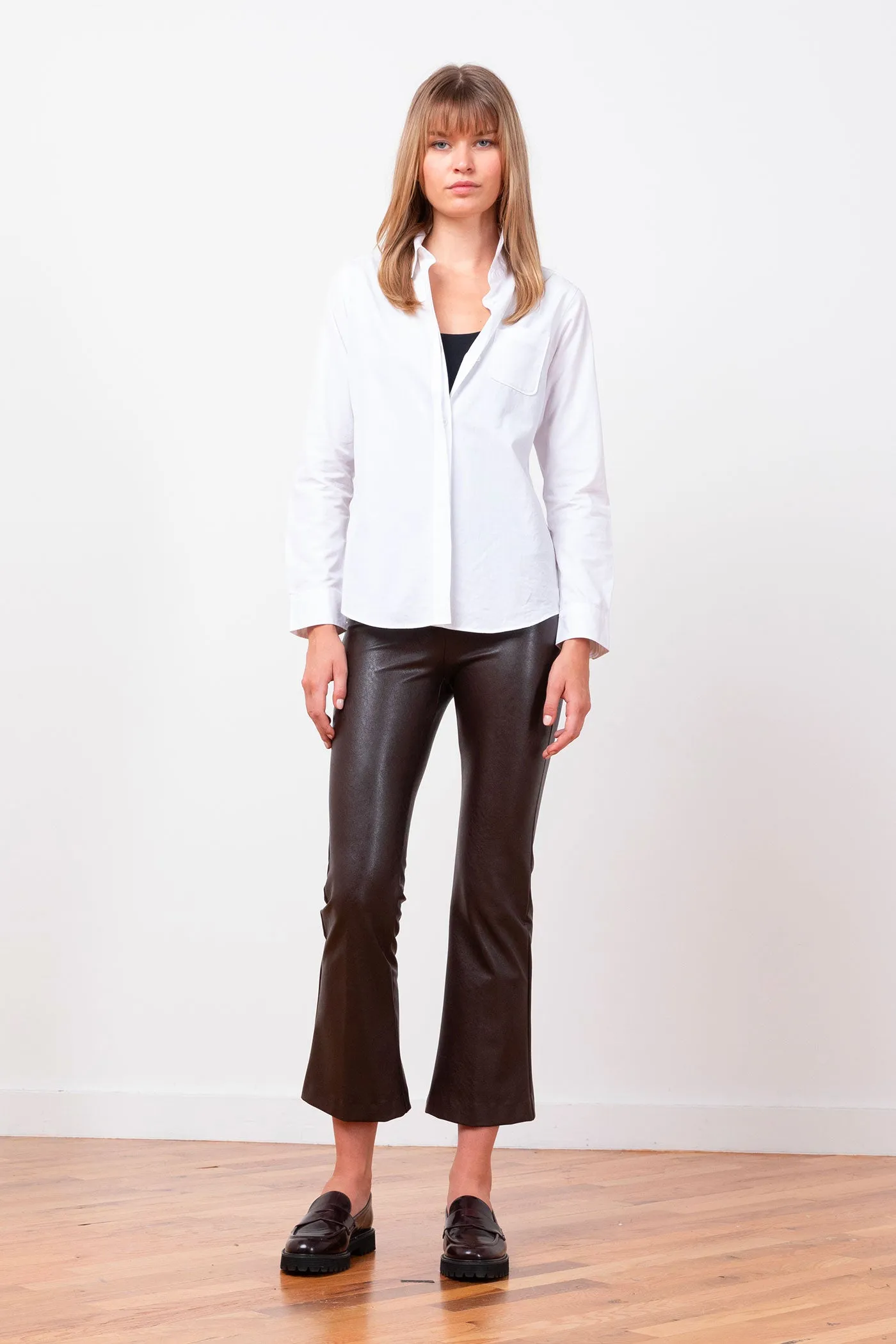 LEO Pleather Brown