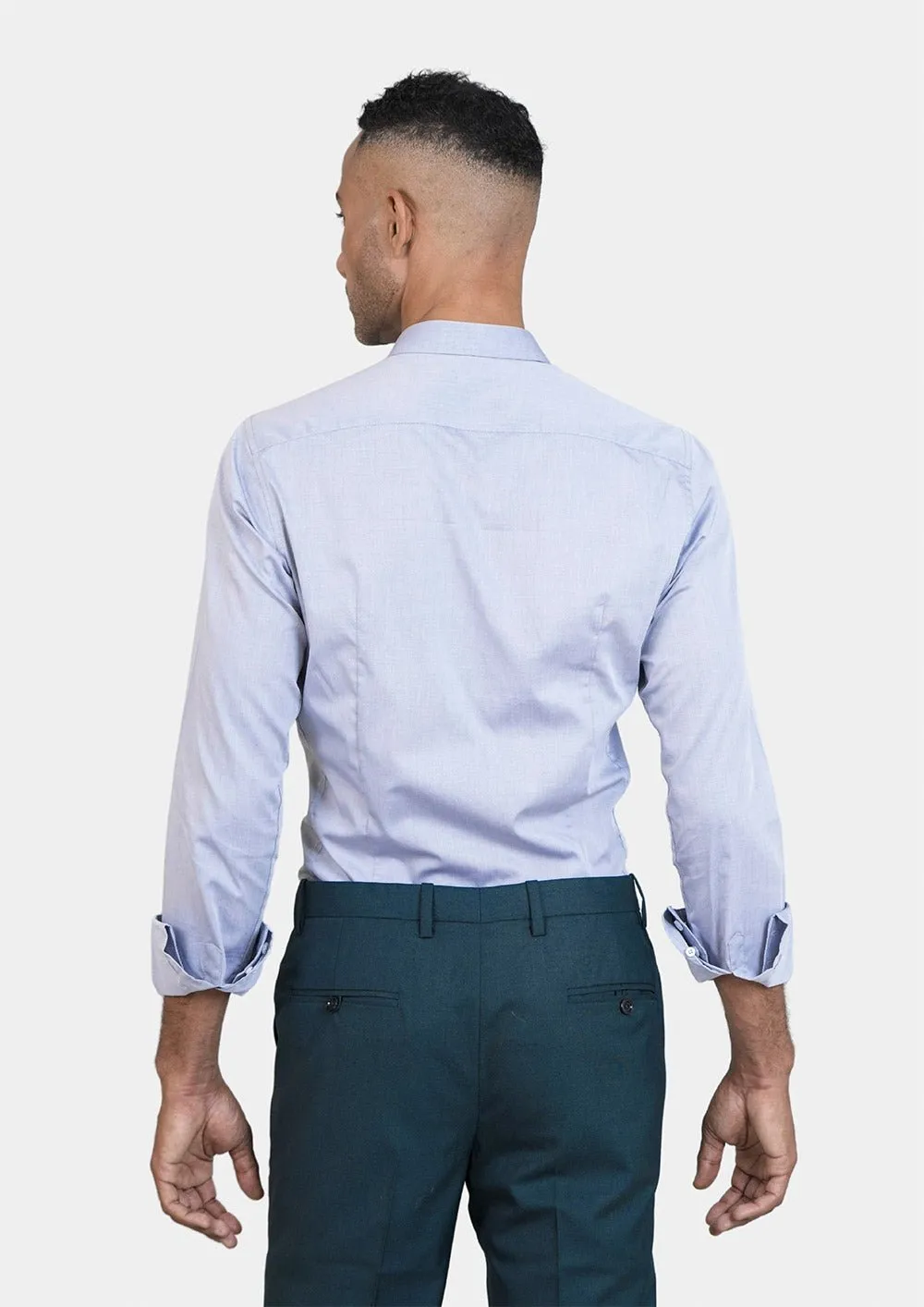 Light Grey End On End Shirt
