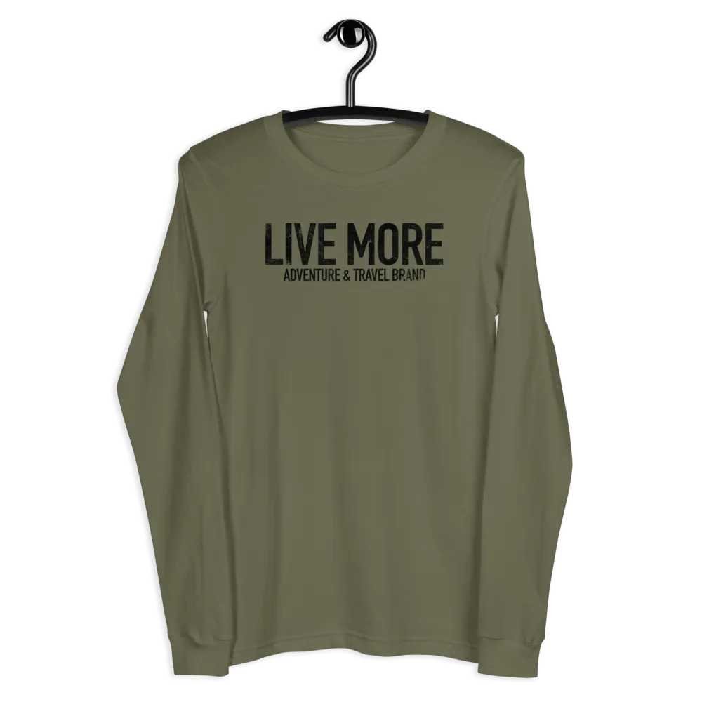 Live More Vintage Unisex Long Sleeve Tee