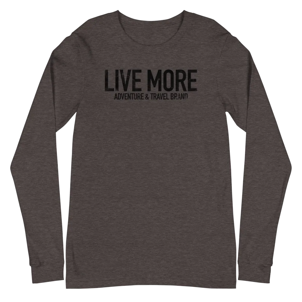 Live More Vintage Unisex Long Sleeve Tee