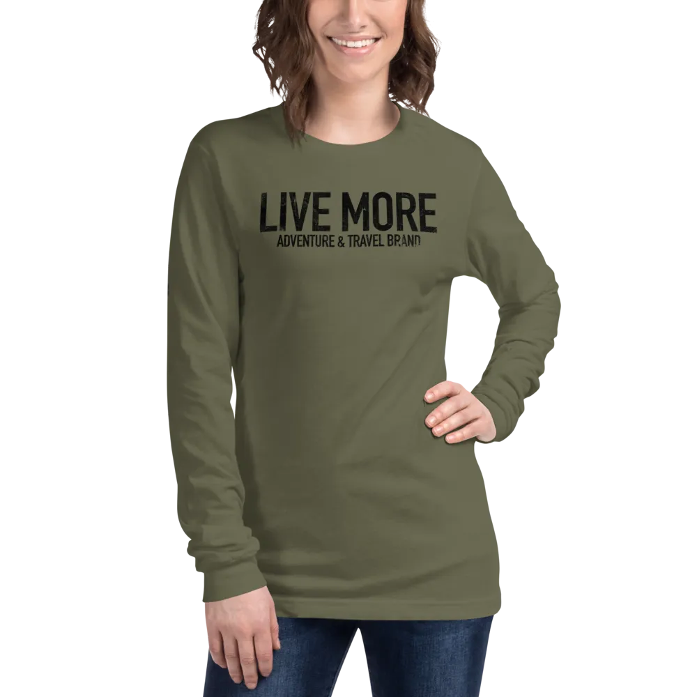 Live More Vintage Unisex Long Sleeve Tee