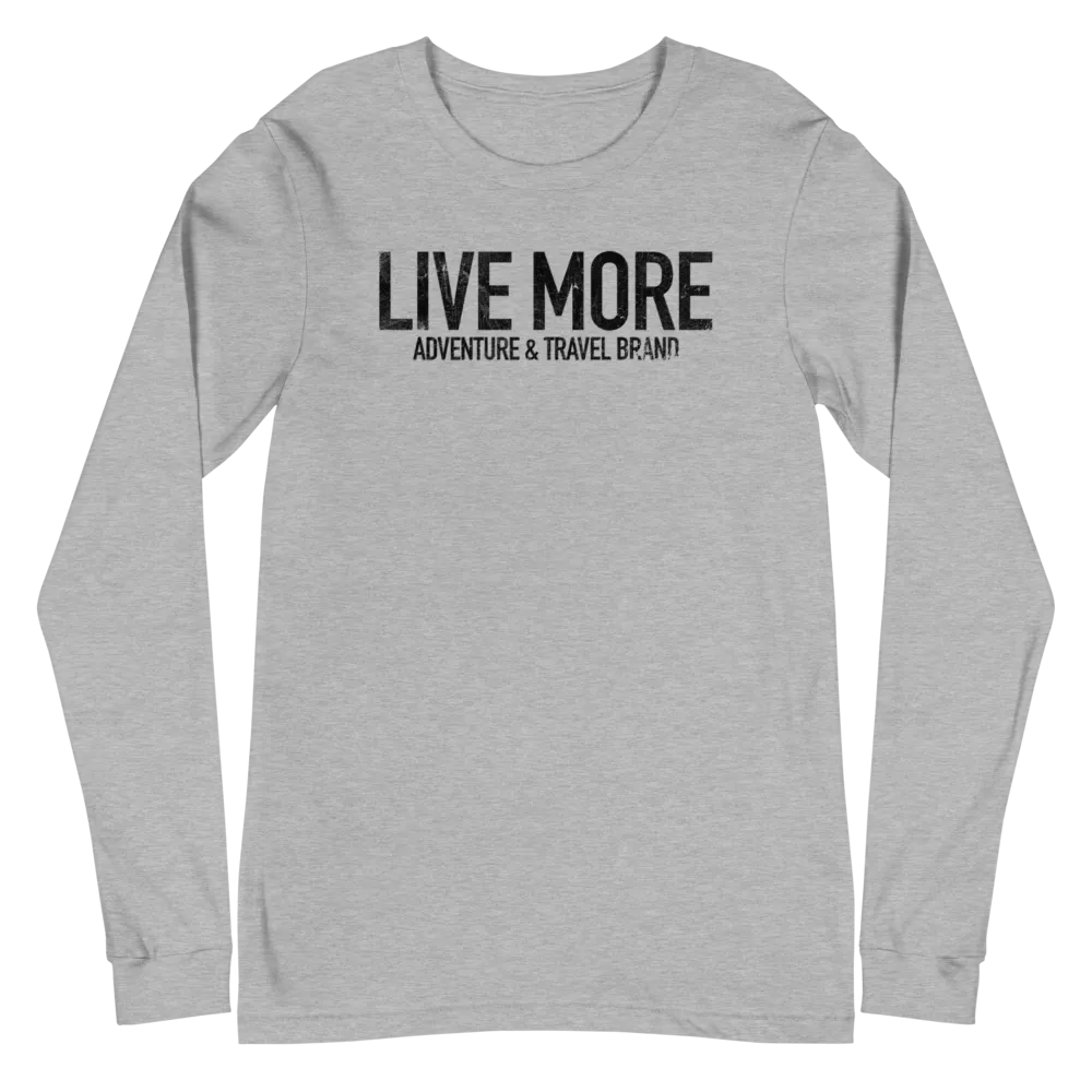 Live More Vintage Unisex Long Sleeve Tee