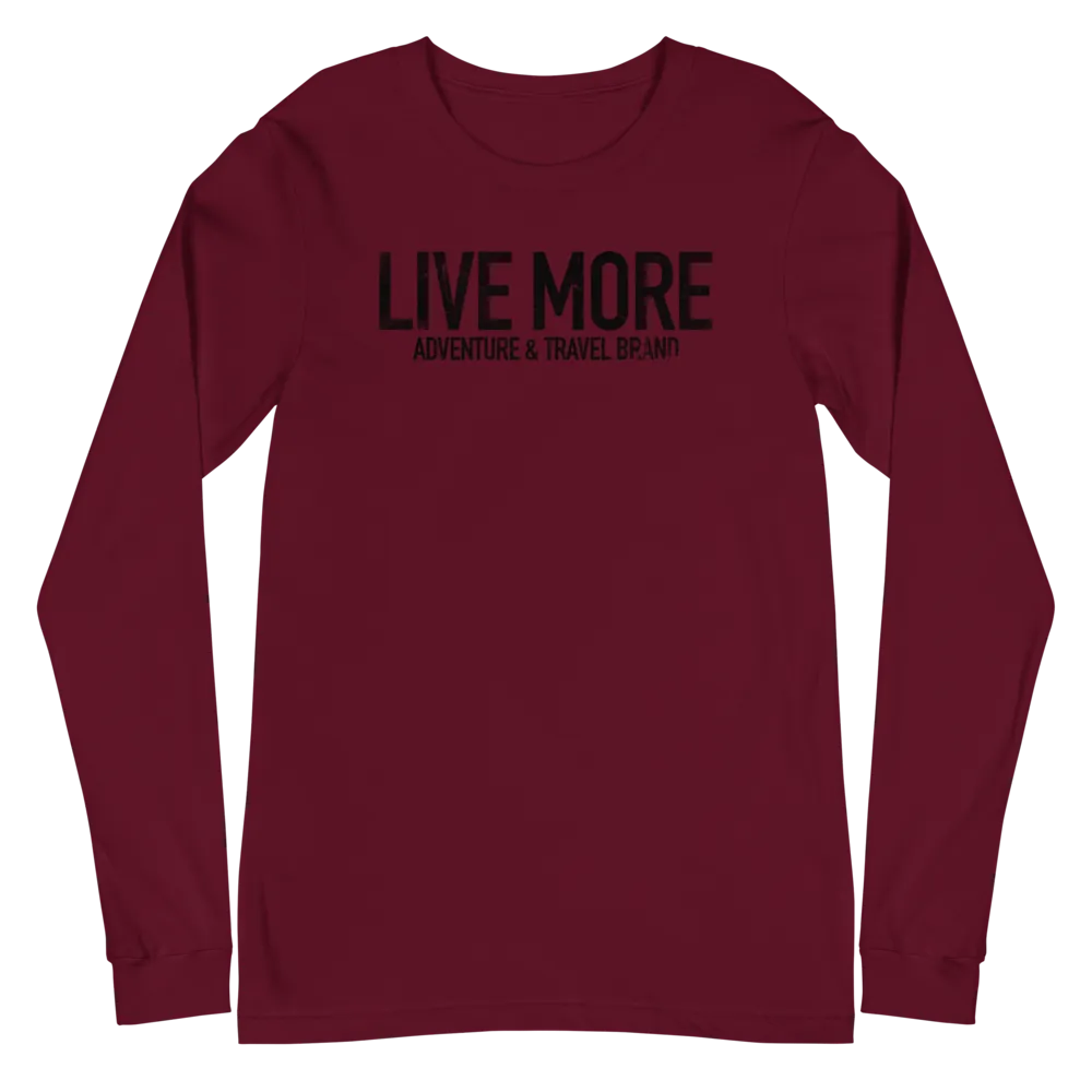 Live More Vintage Unisex Long Sleeve Tee