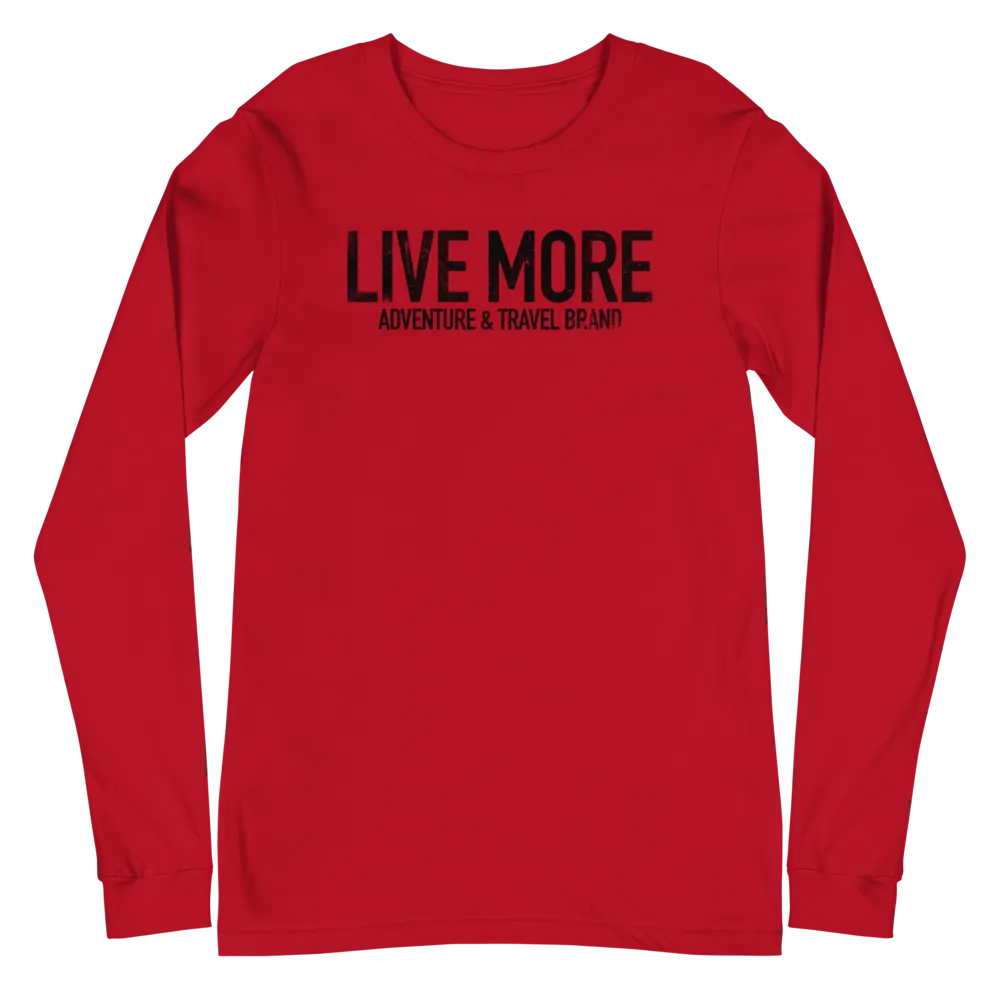 Live More Vintage Unisex Long Sleeve Tee