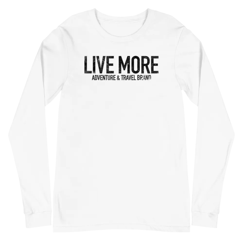 Live More Vintage Unisex Long Sleeve Tee