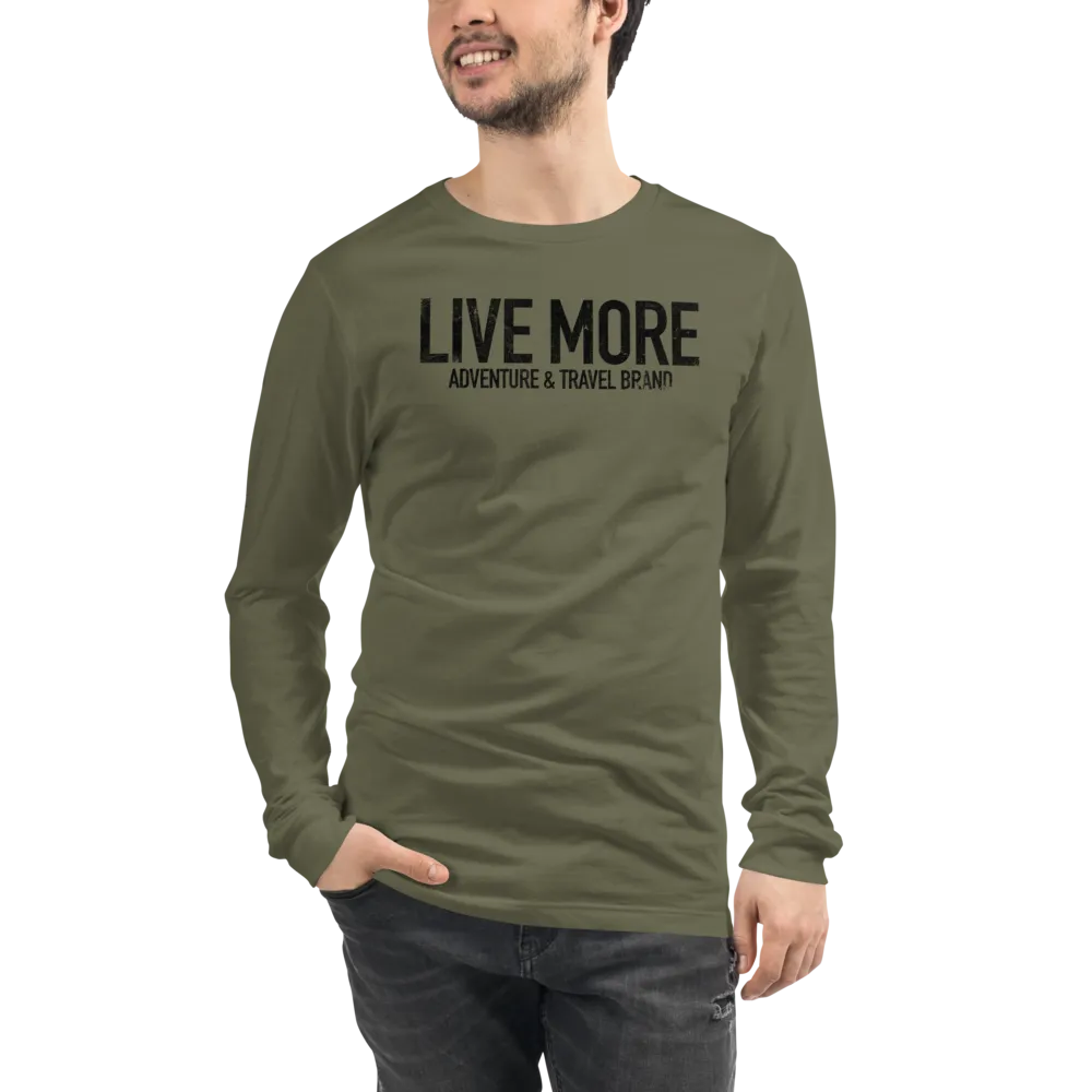Live More Vintage Unisex Long Sleeve Tee