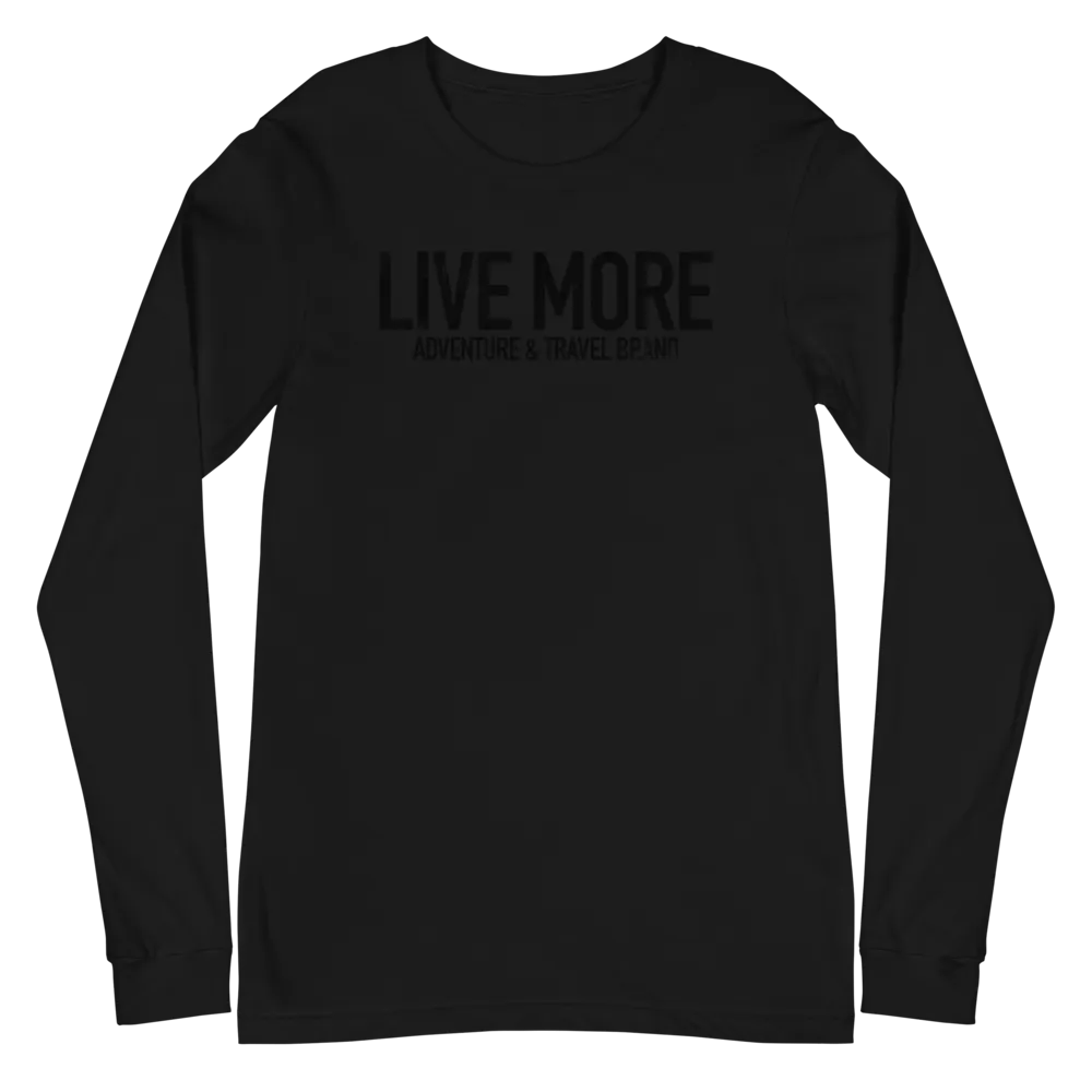 Live More Vintage Unisex Long Sleeve Tee
