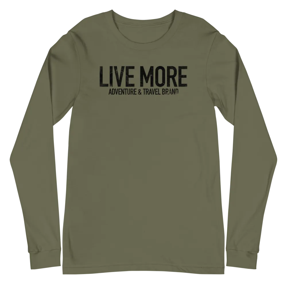 Live More Vintage Unisex Long Sleeve Tee