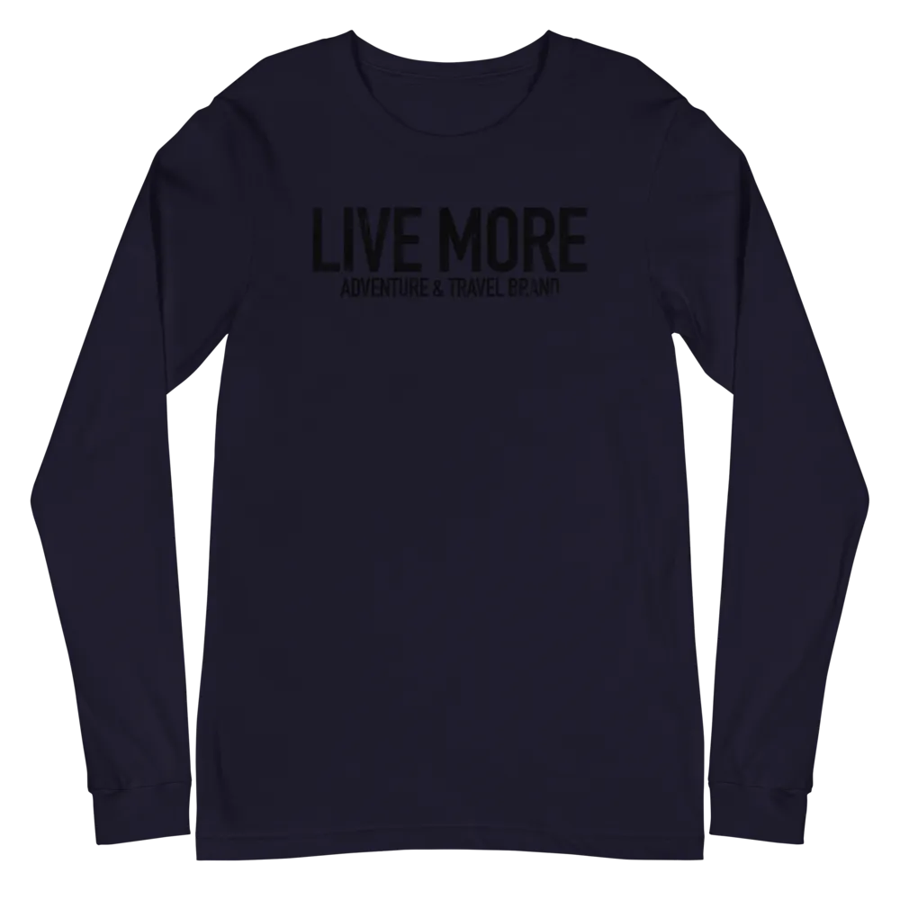 Live More Vintage Unisex Long Sleeve Tee