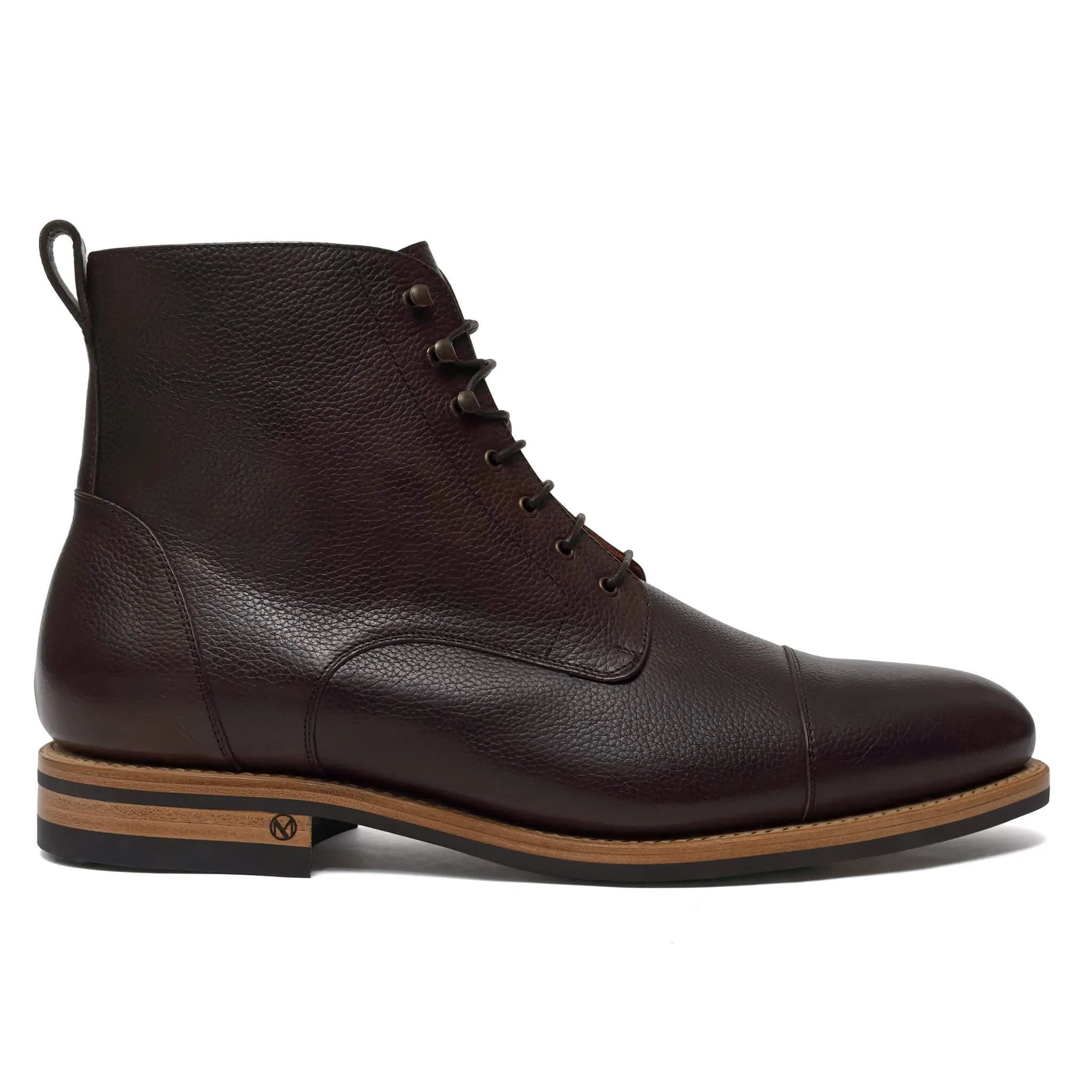 Logan Boot in Full Grain Dark Brown