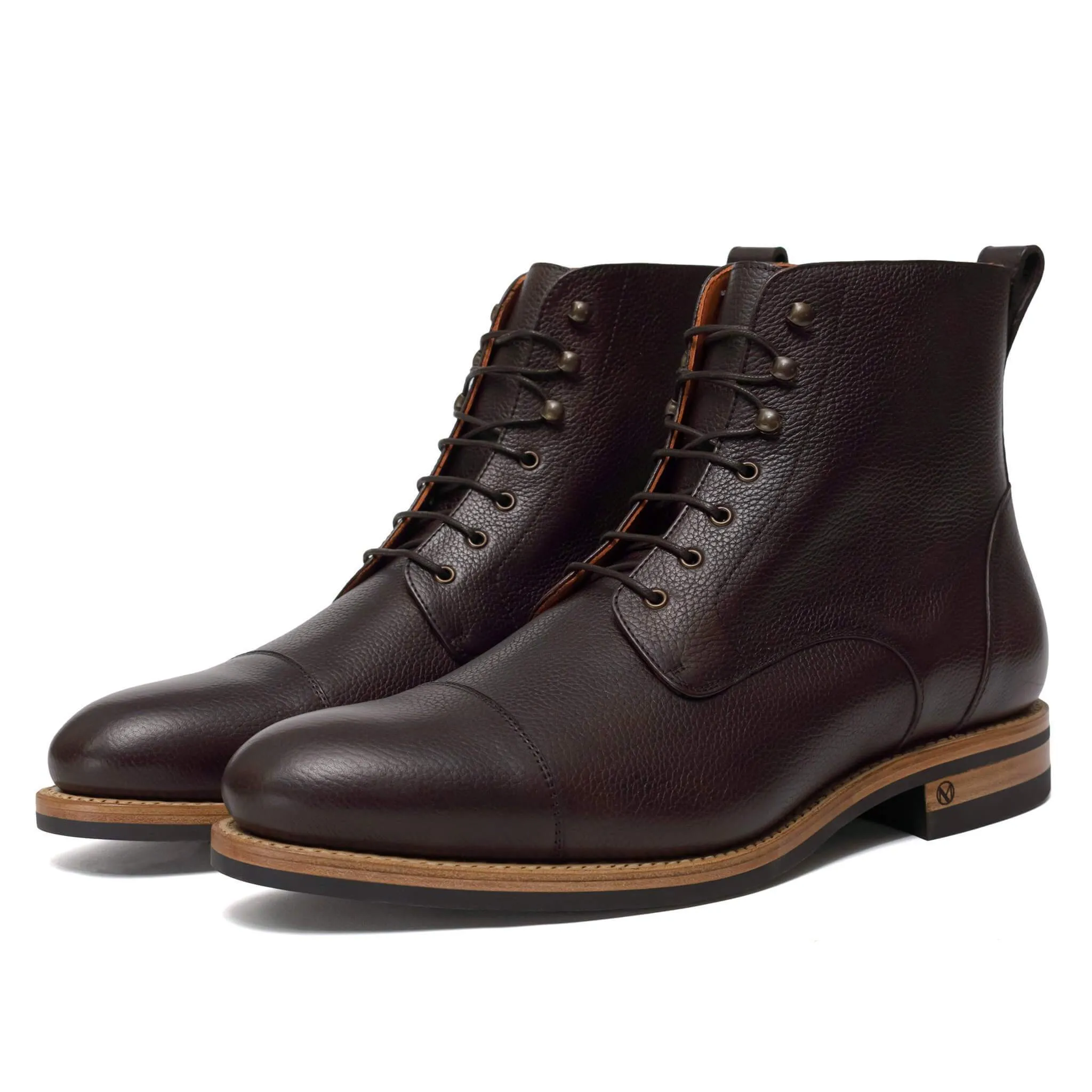 Logan Boot in Full Grain Dark Brown