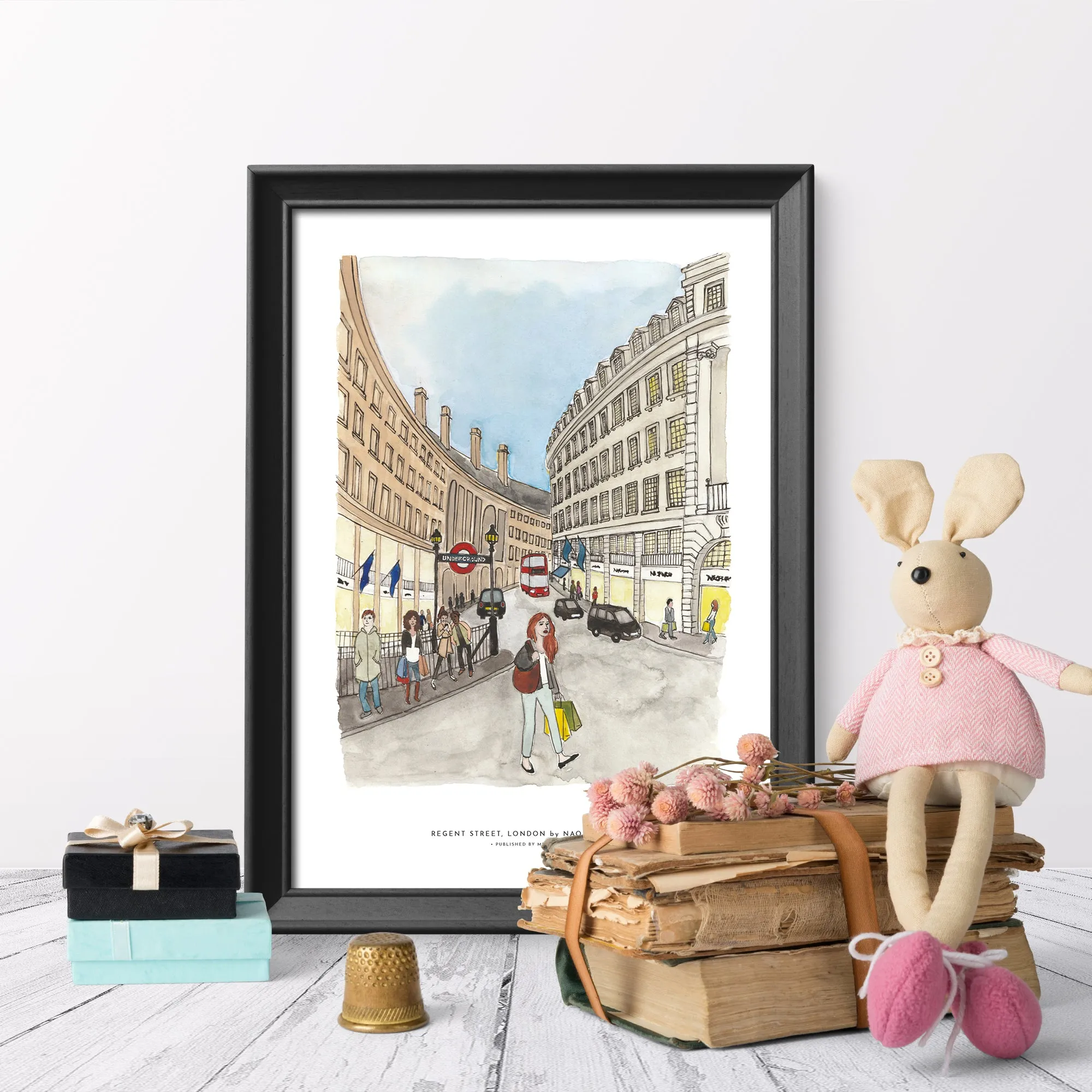 London 'Regent Street' Wall Print