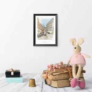 London 'Regent Street' Wall Print