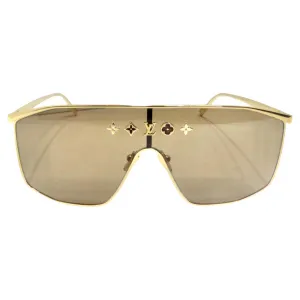 Louis Vuitton Metal LV Golden Mask Sunglasses Gold