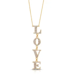 LOVE DROP NECKLACE, 14kt Gold