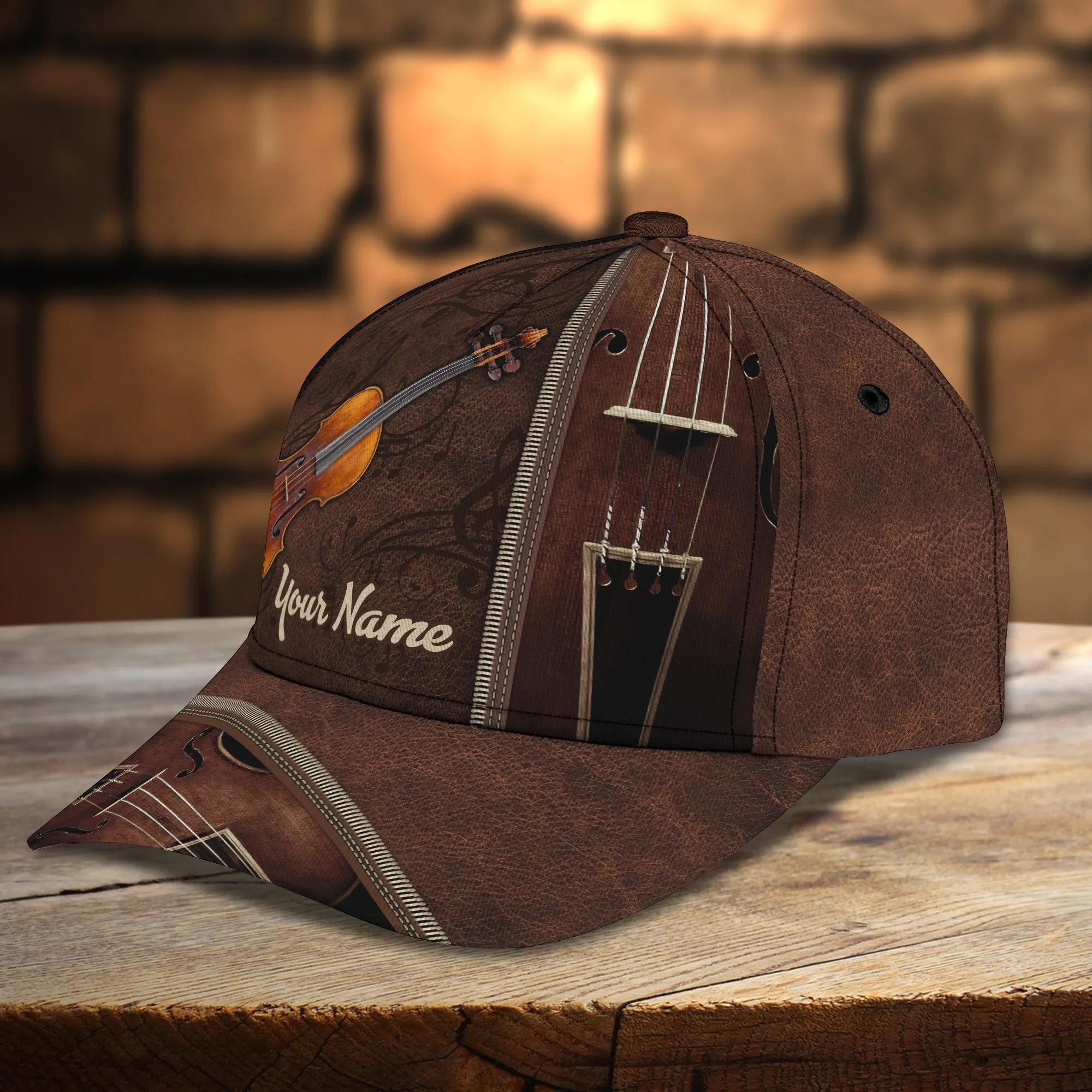 Love Violin - Personalized Name Cap - Pth98