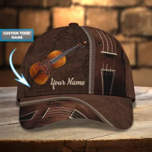 Love Violin - Personalized Name Cap - Pth98