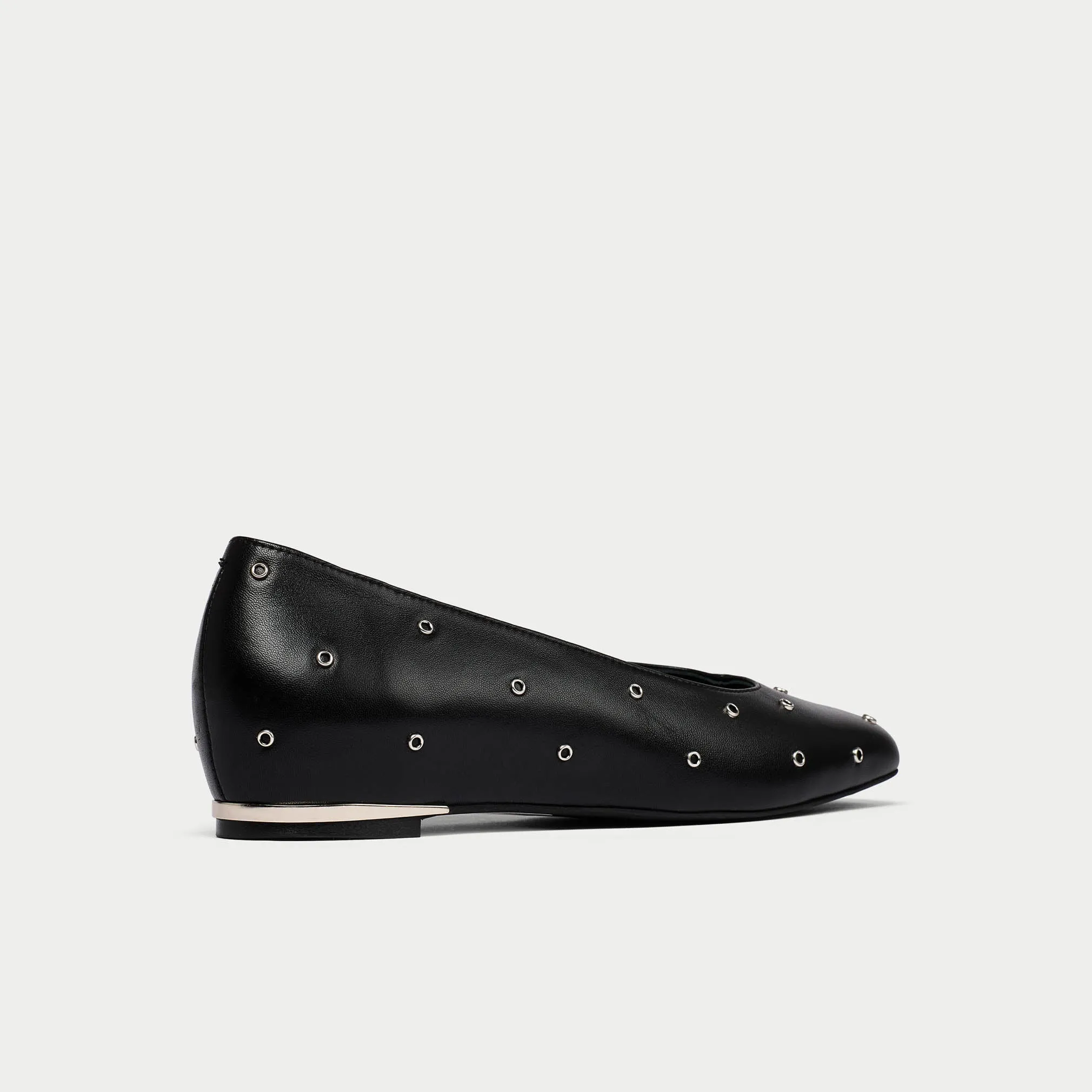 Lucinda - Black Studded Leather