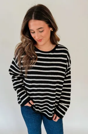 LUCK OF THE DRAW STRIPE SWEATER