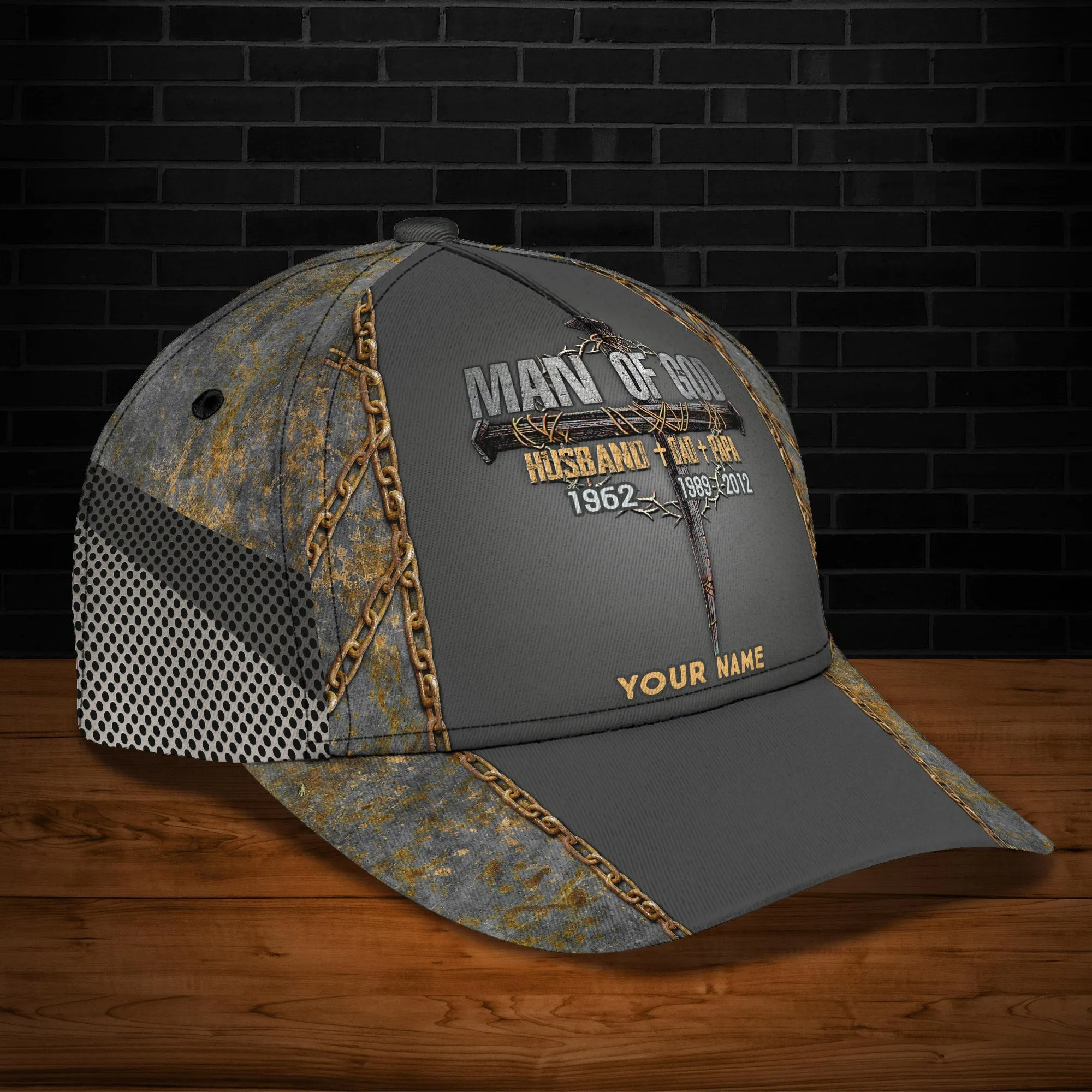 Man of god Personalized Classic Cap Gift for father's day-Htv