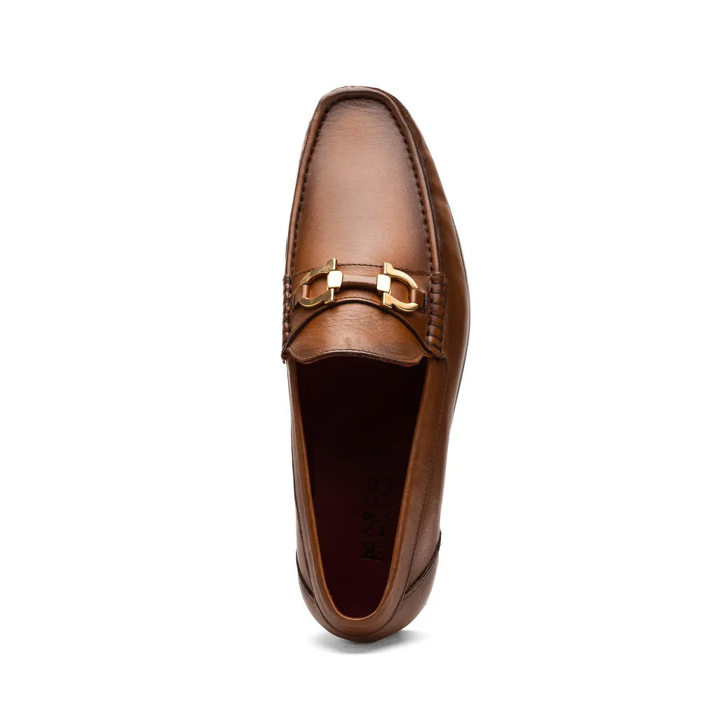 Marco Di Milano Cassarano Honey Men's Calfskin Leather Loafers