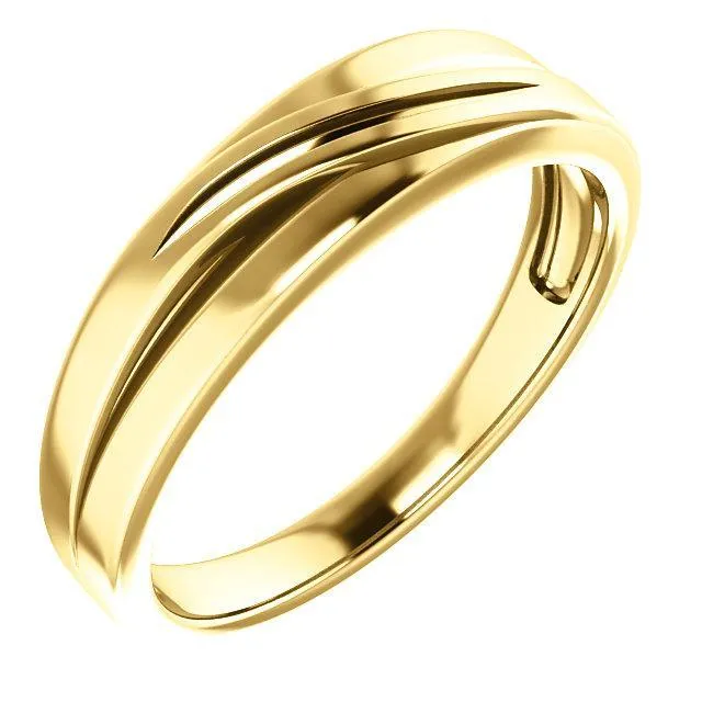 Matthew Tapered Round Slit Band